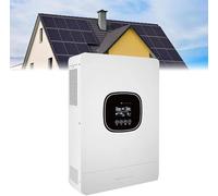 LHUITUI 5000W Inverter Solare Fuori Rete, Inverter Solare Ibrido con Caricabatterie all-in-One, Protezione IP21, Potenza PV Massima 6000W, per Case, Camper & Sistemi off-Grid