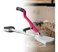 LHUITUI Attrezzo per La Posa dei Tappeti, Tenditore per Tappeti, Tenditore per Tappeti Regolabile Manuale, Rivestimento in Polvere, Maniglia in Gomma, Design A Presa Tripla Nap