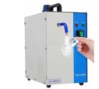 LHUITUI Pulitore Elettrico A Vapore per Gioielli, Macchina A Vapore per Gioielli, Dispositivo per La Pulizia di Gioielli, con Controllo Pedale, 1300W, per Pulizia Argento, Oro, Diamante Silver