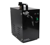 LHUITUI Pulitore Elettrico A Vapore per Gioielli, Macchina A Vapore per Gioielli, Dispositivo per La Pulizia di Gioielli, con Controllo Pedale, 1300W, per Pulizia Argento, Oro, Diamante Black