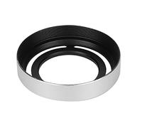 LHX10 Paraluce per Fotocamera in Metallo Cavo di Bell'aspetto per Fuji /X20/X30 Che Protegge L'influenza della Luce (Argento)