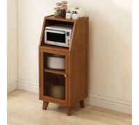 LHXLSH Credenza Cucina, Mobile Dispensa Stretto, Mobile Dispensa Alto, Credenza Cucina Con Armadietti, Soggiorno, Sala Da Pranzo, Lavanderia(Brown,35cm/13.8in)