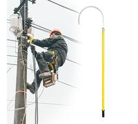 LHXLSH Gancio di Salvataggio Isolato Ad Alta Tensione, Gancio di Salvataggio Elettrico da, Gancio di Salvataggio Anti-elettrocuzione for Elettricisti E Vigili del Fuoco(1m/39.3in)