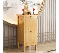 LHXLSH Puja Con Cassetto, Tavolo Da Altare Con Mobiletto Per La Meditazione E La Preghiera, Contenitore Estensibile, Per Esposizione In Casa O Nel Tempio(Yellow,45cm/17.7in)