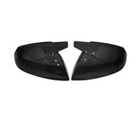 LHyfA Calotta Specchietto Auto per Audi Q7 2016 2017 2018 2019 2020-2021,Accessori ABS Cromato Specchietto Retrovisore Protezioni Coperture,D-Carbon Fiber Pattern