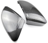 LHyfA Calotta Specchietto Auto per VW Polo 6R 6C,Accessori ABS Cromato Specchietto Retrovisore Protezioni Coperture
