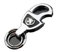 LHyyY Portachiavi per Auto per Peugeot 2008 206 207 3008 301 307 308 4008 408 5008 508 607 RC,Portachiavi per Auto Anti-smarrimento Accessori,C