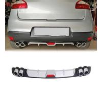 Labbro diffusore paraurti posteriore auto per Renault Megane 3, spoiler splitter scarico ABS, kit carrozzeria,B-Black-Silver
