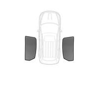 LHZPGC Parasole per Auto in Rete per Volvo XC60 2018-2023 2024, Visiera per Tendina per finestrini Laterali Posteriori, Nero/Magnetico/Anti-UV,2PCS Rear