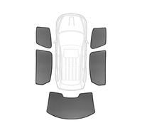 LHZPGC Parasole per Auto in Rete per VW T-Cross 2019-2023 2024, Visiera per Tendina per finestrini Laterali Posteriori, Nero/Magnetico/Anti-UV,5PCS Front Rear Back