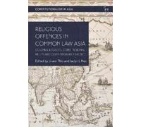 Li-ann Thio Religious Offences in Common Law Asia (Tascabile)