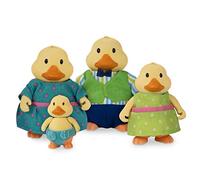 B.- Woodzeez-QUICKQUACK Duck Family-5 PCS (4 Characters, 1 Book) Animal Li'L, Multicolore (Branford Ltd. WZ6698SZ)