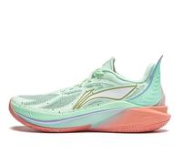 Li-Ning Sonic Series CJ McCollum - Scarpe da Basket Professionali da Uomo, Foderate, con Imbottitura in Morbido TPU, Scarpe Sportive indossabili per Uomo, Ciano, 41 2/3 EU