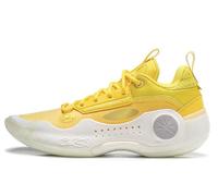 Li-Ning Way of Wade - Scarpe da Basket da Uomo, con Fodera Antiscivolo, Professionali, per Assorbimento degli Urti, Giallo Bianco, 43 EU