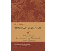 Li Shizhen Ben Cao Gang Mu, Volume IX (Copertina rigida)