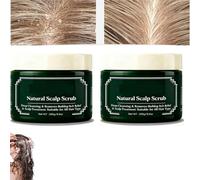 Li-ssima Natural Scalp Scrub,Gentle Exfoliating Scalp Treatment,Deep Cleansing & Nourishing,Suitable for All Hair Type (2 Pcs, 250g)