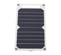 Li-xada Pannello Solare,Caricatore Solare 10W Ultra Portatile Porte USB Sottile di silicio monocristallino 5V Alta Effiency Camping Equitazione Arrampicata Altre attività Esterne di Illuminazione USA