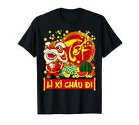 Li XI Chau di Chuc Mung NAM Moi TET 2026 Capodanno vietnamita Maglietta