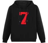 LI XIAOYA 7 Seven Fist UP United We Stand Colin Kaepernick Inspired 49ER Hoody Unisex Ptinted Hoodies Long Sleeve Men's Hooded with Pocket Black S