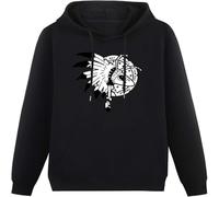 LI XIAOYA Adam Ant Warrior Ants Music Ex People Retro 754 Hoody Unisex Ptinted Hoodies Long Sleeve Men's Hooded with Pocket Black S