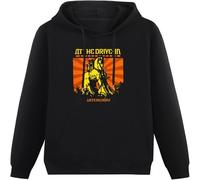 LI XIAOYA at The Drive-in Album Hoodies Long Sleeve Pullover Loose Hoody Sweatershirt Black S