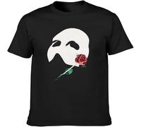 LI XIAOYA Tennessee The Phantom of Opera T-Shirt Fit Casual Graphic Short Sleeve Tops Black M