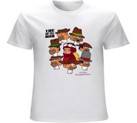 LI XIAOYA The Ant Hill Mob And Penelope Pitstop Mens T-Shirt Printed Graphic Top Unisex Tee Short Sleeve Tops White M
