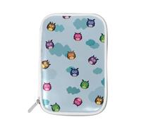 LI ZHI XIN Astuccio per matite Cancelleria Trucco Pennello Borsa Passaporto Pacchetto Studente Adolescenti Ragazzi Ragazze Adulto Uomo Donna Signora Colorato Piccoli Gufi Animale Grande Capacità