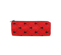 LI ZHI XIN Astuccio rotondo per studenti e adolescenti, astuccio rotondo con cerniera, piccolo astuccio per trucchi, 20 x 8 x 7 cm, motivo cartone animato ragno, Multicolore, 8×3×3 IN, Astucci per