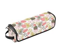 LI ZHI XIN Borsa da viaggio per strumenti per capelli 2 in 1 Borsa per asciugacapelli con tappetino resistente al calore, organizer per asciugacapelli, custodia per ferro arricciacapelli, scatola