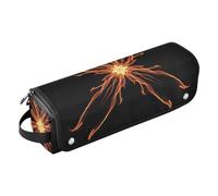 LI ZHI XIN Borsa da viaggio per strumenti per capelli 2 in 1 borsa per asciugacapelli con tappetino resistente al calore, organizer per asciugacapelli, custodia per ferro arricciacapelli, scatola