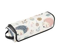 LI ZHI XIN Borsa da viaggio per strumenti per capelli 2 in 1, borsa per asciugacapelli, con tappetino resistente al calore, organizer per asciugacapelli, custodia per ferro arricciacapelli, scatola