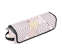 LI ZHI XIN Borsa da viaggio per strumenti per capelli 2 in 1 borsa per asciugacapelli con tappetino resistente al calore, organizer per asciugacapelli, custodia per ferro arricciacapelli, scatola