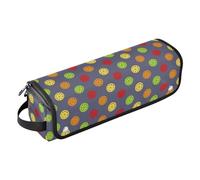 LI ZHI XIN Borsa da viaggio per strumenti per capelli 2 in 1 borsa portaoggetti per asciugacapelli con tappetino resistente al calore, organizer per asciugacapelli, custodia per ferro arricciacapelli