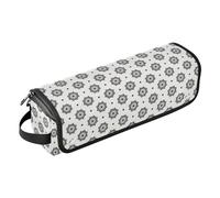 LI ZHI XIN Borsa da viaggio per strumenti per capelli 2 in 1 Borsa portaoggetti per asciugacapelli con tappetino resistente al calore, organizer per asciugacapelli, custodia per ferro arricciacapelli