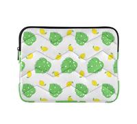 LI ZHI XIN Custodia per computer portatile, portatile, antiurto, impermeabile, con cerniera, 33-35 cm, 38-40 cm, valigetta con motivo Monstera Deliciosa