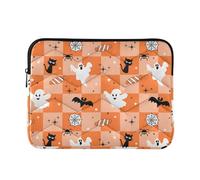 LI ZHI XIN Custodia per computer portatile, portatile, antiurto, impermeabile, con cerniera, 33-35 cm, 38-40 cm, valigette per Halloween, ragno, caramelle, scacchiera