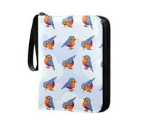 LI ZHI XIN Football Baseball Card Raccogliere Cartella di Carte di Trasporto Carte Trading Raccoglitore Titolare Grande Album Per Sport Star Game Cards Tropical Birds modello