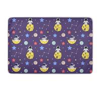 LI ZHI XIN Materassino impermeabile lavabile riutilizzabile per fasciatoio, per bambini, anziani, incontinenza, animali domestici, anti-perdite, assorbente, 86,4 x 132,1 cm, motivo pianeta spaziale