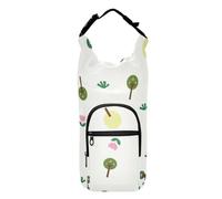 LI ZHI XIN Portabottiglie con cinghia, porta bottiglia d'acqua per zaino, accessori per bottiglie d'acqua, borsa termica per bottiglia d'acqua portatile, adatta per alberi tropicali con fiori