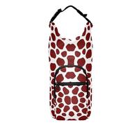 LI ZHI XIN Portabottiglie con cinghia, portabottiglie per zaino, accessori per bottiglie d'acqua, borsa termica per bottiglia d'acqua portatile, adatta a 1,18 l, stampa leopardata, Multicolore, 12*9.5