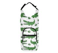 LI ZHI XIN Portabottiglie con cinghia, supporto per bottiglia d'acqua per zaino, accessori per bottiglie d'acqua, borsa termica per bottiglia d'acqua portatile, adatta a 1,134 g, motivo coccodrillo