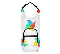 LI ZHI XIN Portabottiglie con cinghia, supporto per bottiglia d'acqua per zaino, accessori per bottiglie d'acqua, borsa termica per bottiglia d'acqua portatile, adatta a 1,134 g, motivo colorato