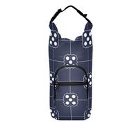 LI ZHI XIN Portabottiglie con cinghia, supporto per bottiglia d'acqua per zaino, accessori per bottiglie d'acqua, borsa termica per bottiglia d'acqua portatile, adatta a motivo a scacchiera da 1,134 g