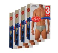 Liabel, 12 paia di slip in cotone elasticizzato per un confort eccezionale.
