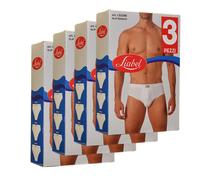 Liabel, 12 paia di slip in cotone elasticizzato per un confort eccezionale.