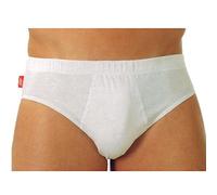 Liabel, 12 Paia di Slip Uomo in 100% Cotone. (7, Bianco)
