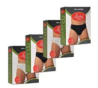 Liabel, 6 Paia di Slip Uomo in 100% Cotone. Colore Assortito, Misura 4