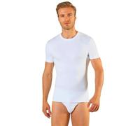 Liabel 2Pz Maglietta Uomo Intima Cotone Elasticizzato ComfortFit | Morbidezza e Traspirabilità | T-Shirt Uomo per Tutte Le attività (IT, Testo, XL, Regular, Regular, 2 Pz - Bianco Girocollo)
