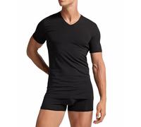 Liabel 3-6 Pezzi - Maglietta Intima Uomo Cotone BIELASTICO Scollo V - Maglia Intima Uomo Elasticizzata - 03858 (XL, 6 Pezzi Nero)